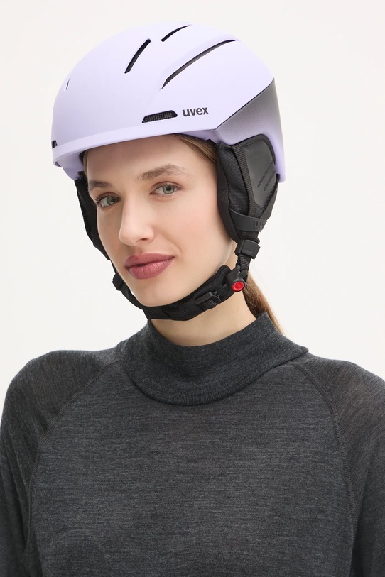 Lyžařská přilba Uvex Gravitate fialová 56.6.324