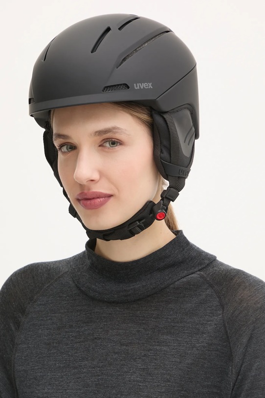 Lyžařská přilba Uvex Gravitate černá 56.6.324