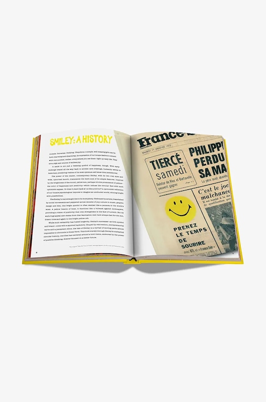 Kniha Assouline Smiley: 50 Years of Good News by Liam Aldous, English viacfarebná 9781649800312