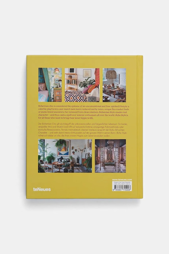 Лайфстайл Книга home & lifestyle Boho Style by Claire Bingham, English 9783961715008 жовтий