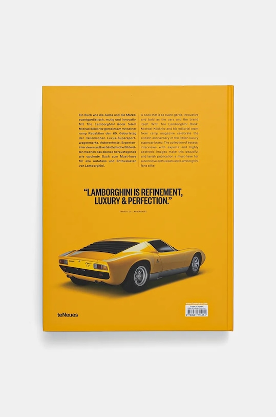 Lifestyle home & lifestyle carte Lamborghini Book by Michael Köckritz, English 9783961715114 portocaliu