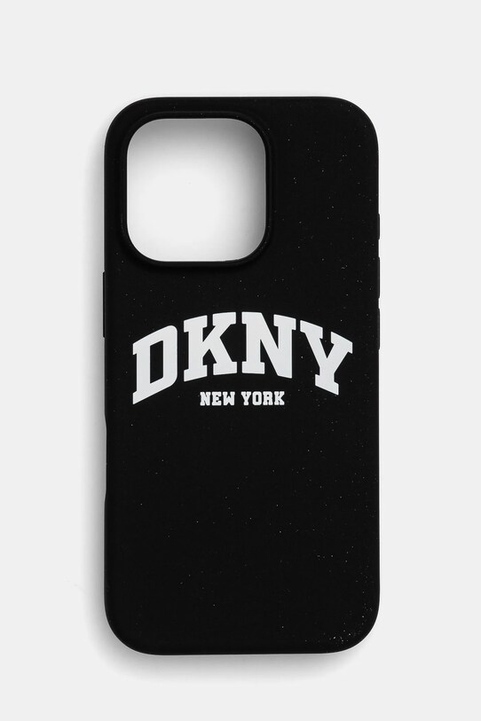 Dkny Husa pentru telefon iPhone 16 Pro 6.3 pentru telefon negru DKHMP16LSNYACH