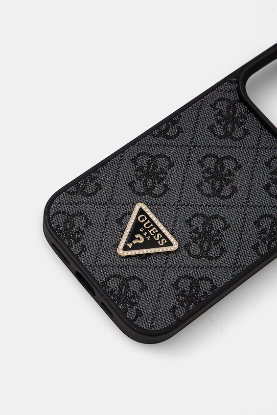 Guess etui na telefon iPhone 16 Pro 6.3 GUHCP16LP4TDPK czarny AA00