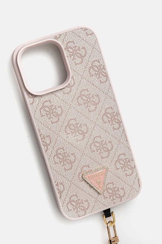 Guess etui na telefon iPhone 16 Pro Max 6.9 GUHCP16XP4TDSCPP różowy AA00