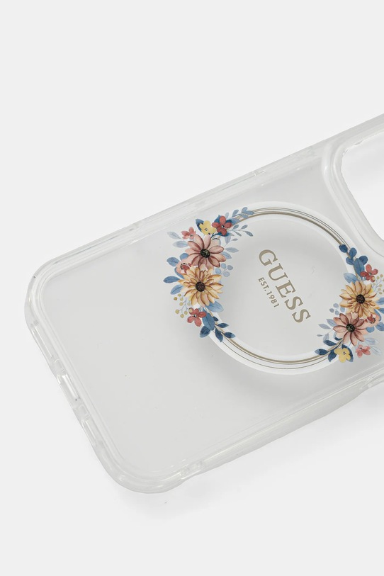 Guess husă pentru telefon iPhone 16 Pro 6.3 GUHMP16LHFWFCT transparent AA00
