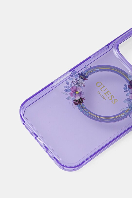 Θήκη κινητού Guess iPhone 16 Pro 6.3 GUHMP16LHFWFCU μωβ AA00