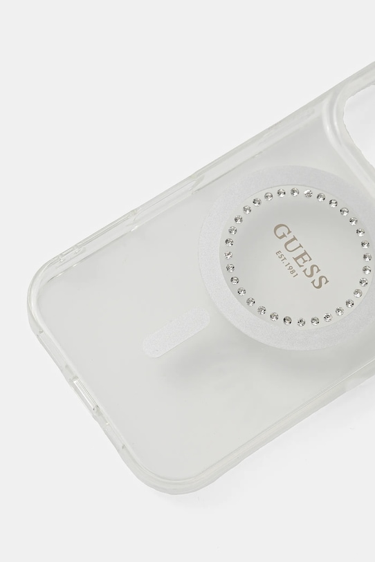 Guess husă pentru telefon iPhone 16 Pro 6.3 GUHMP16LPFTDTEH alb AA00