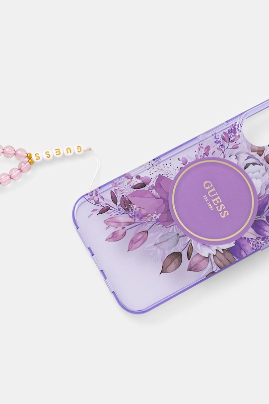 Etui za telefon Guess iPhone 16 Plus 6.7 GUHMP16MHFWBRCESU ljubičasta AA00