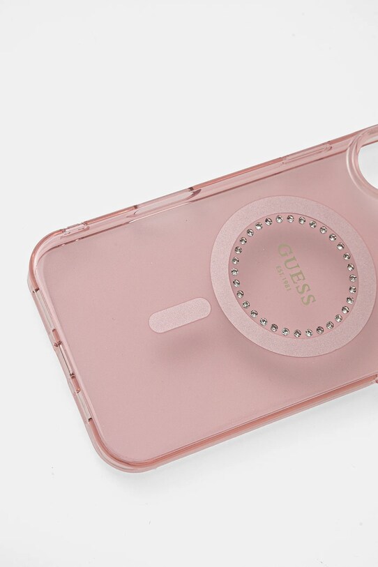 Чехол на телефон Guess iPhone 16 Plus 6.7 GUHMP16MPFTDTEP розовый AA00