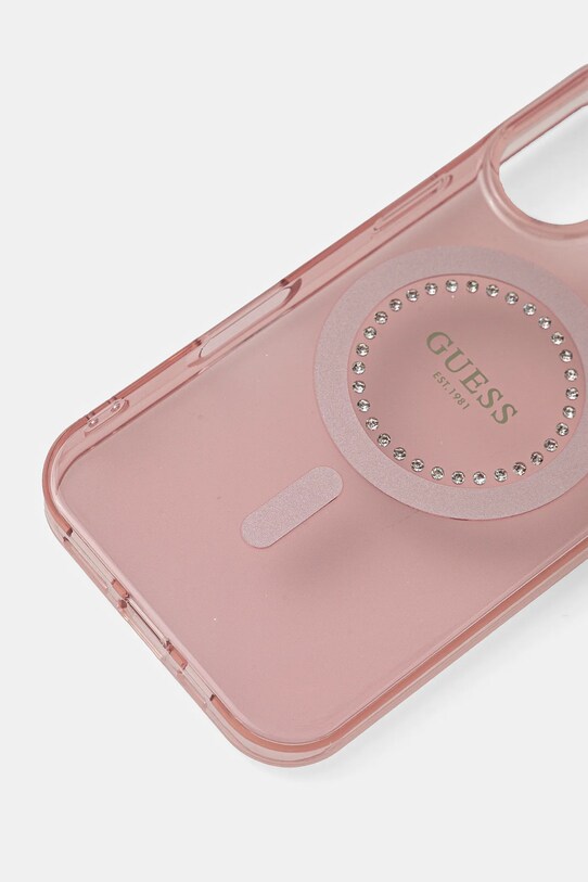 Θήκη κινητού Guess iPhone 16 6.1 GUHMP16SPFTDTEP ροζ AA00