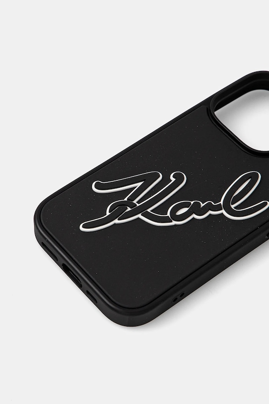 Чохол на телефон Karl Lagerfeld iPhone 16 Pro 6.3 KLHCP16L3DRKSDLK чорний AA00