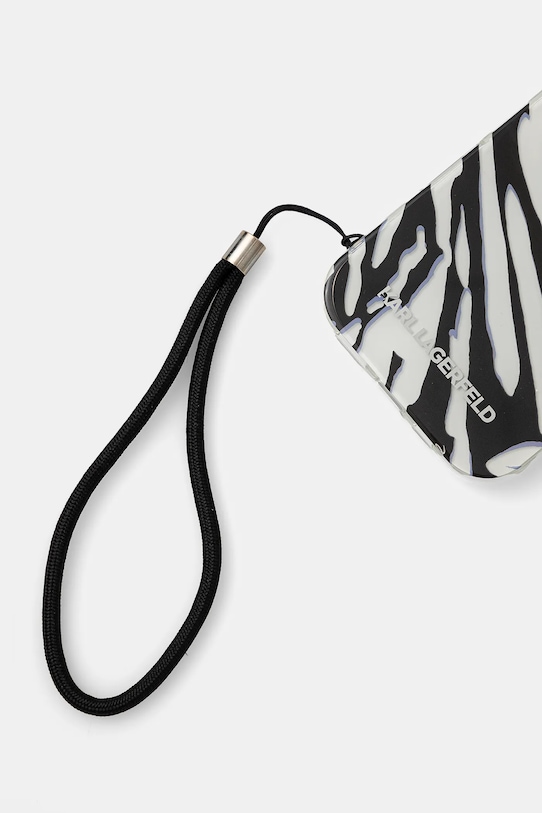 Akcesoria Karl Lagerfeld etui na telefon iPhone 16 Pro 6.3 KLHCP16LHZBPKCCK czarny