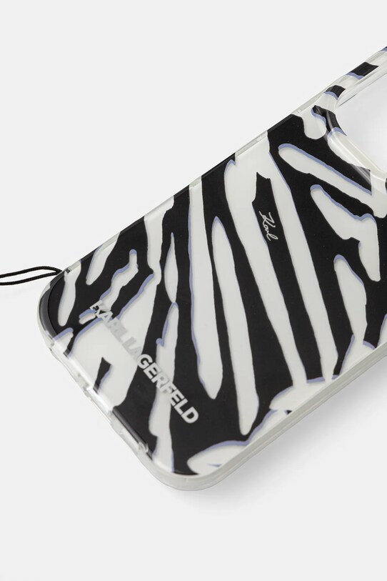 Karl Lagerfeld etui na telefon iPhone 16 Pro 6.3 czarny KLHCP16LHZBPKCCK