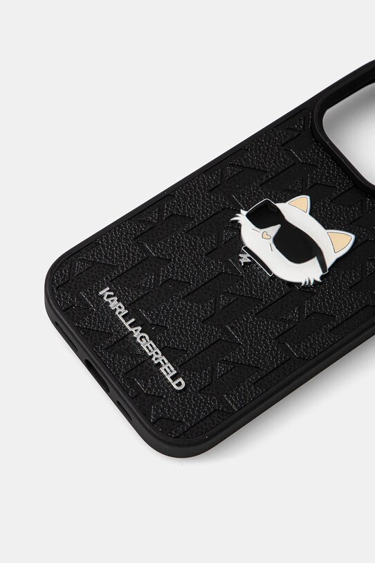 Θήκη κινητού Karl Lagerfeld iPhone 16 Pro 6.3 KLHCP16LPGKLCHPK μαύρο AA00