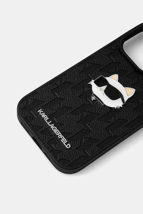 Karl Lagerfeld etui na telefon iPhone 16 Pro 6.3 KLHCP16LPGKLCHPK czarny AA00