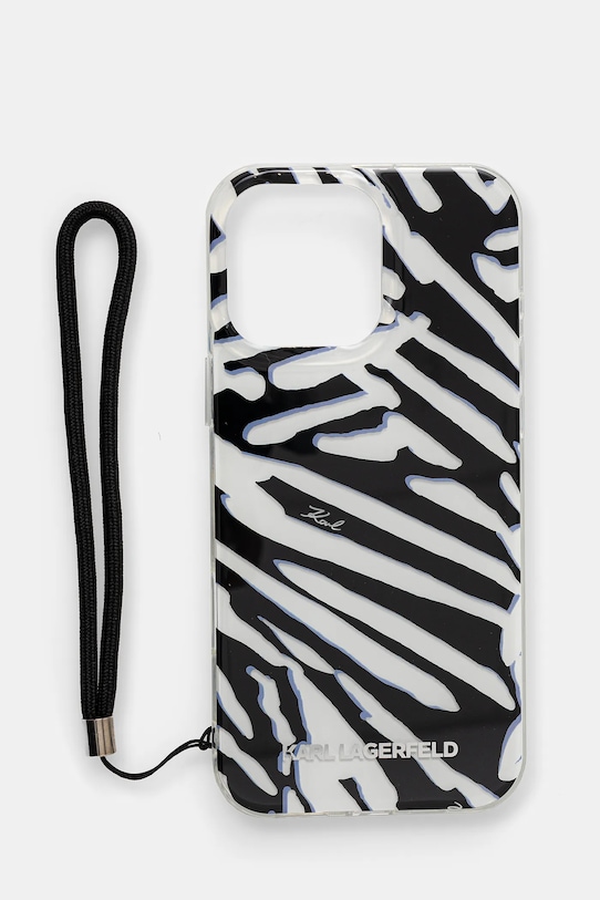 Karl Lagerfeld etui pentru telefon iPhone 16 Pro Max 6.9 pentru telefon negru KLHCP16XHZBPKCCK