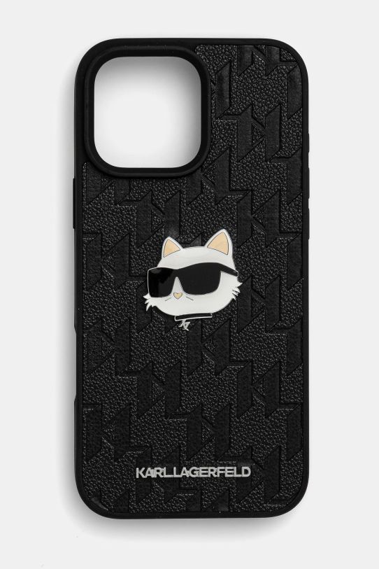 Karl Lagerfeld etui na telefon iPhone 16 Pro Max 6.9 aplikacja czarny KLHCP16XPGKLCHPK