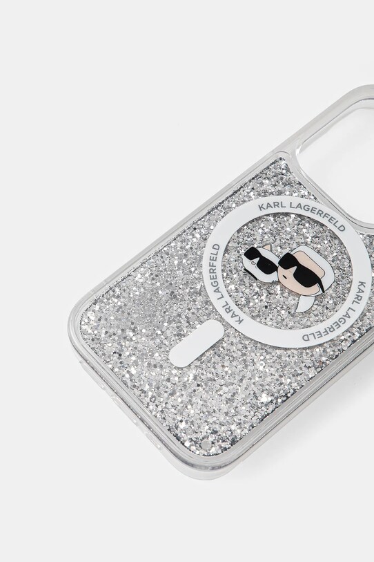 Karl Lagerfeld etui pentru telefon iPhone 15 Pro 6.1 KLHMP15LLGKCSGH transparent AA00
