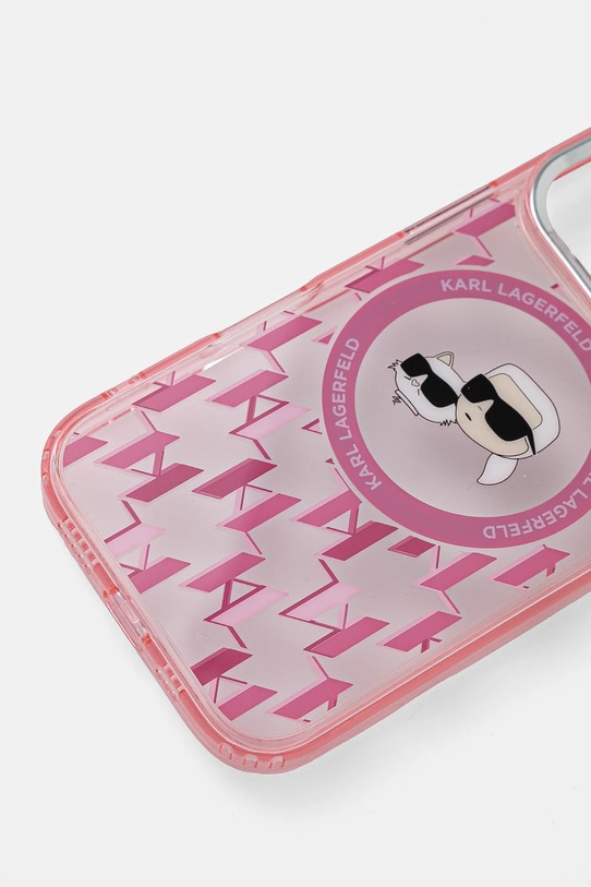 Obal na telefon Karl Lagerfeld iPhone 16 Pro 6.3 KLHMP16LHMCKMHP růžová AA00