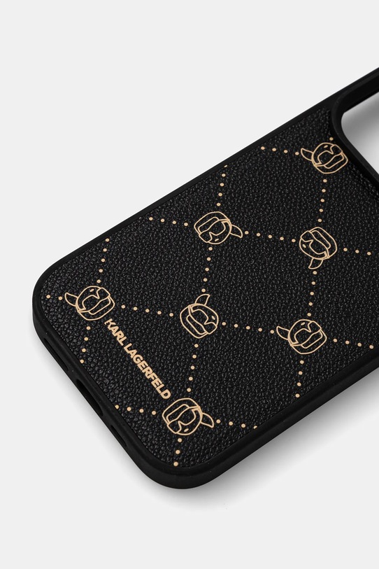 Karl Lagerfeld husă pentru telefon iPhone 16 Pro 6.3 KLHMP16LPGKHPHK negru AA00