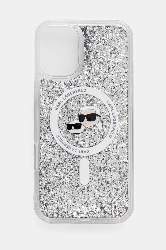 Karl Lagerfeld etui pentru telefon iPhone 16 Plus 6.7 cu modele transparent KLHMP16MLGKCSGH