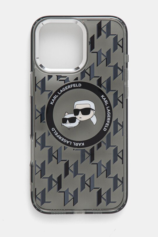 Karl Lagerfeld etui pentru telefon iPhone 16 Pro Max 6.9 pentru telefon negru KLHMP16XHMCKMHK