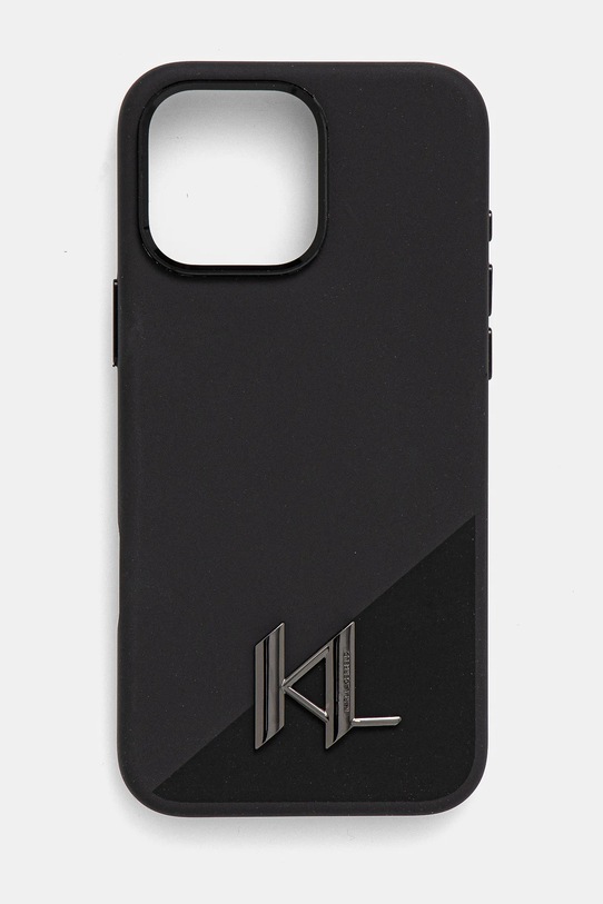 Karl Lagerfeld etui pentru telefon iPhone 16 Pro Max 6.9 pentru telefon negru KLHMP16XSCMKMPCK