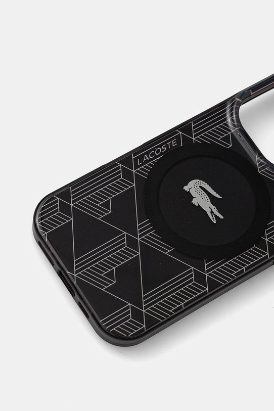 Lacoste telefon tok iPhone 16 Pro 6.3 LCHMP16LUBSK fekete AA00