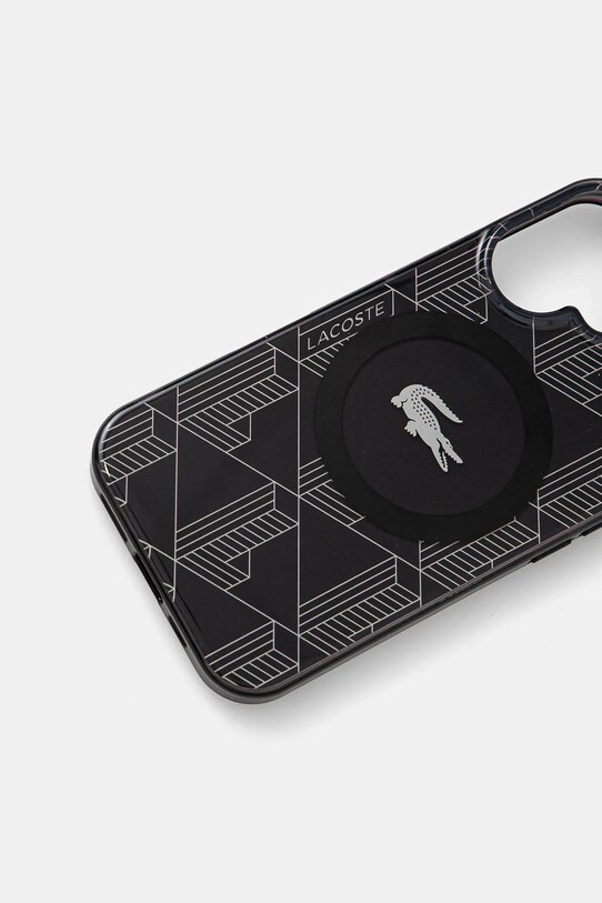 Lacoste etui pentru telefon iPhone 16 6.1 LCHMP16SUBSK negru AA00