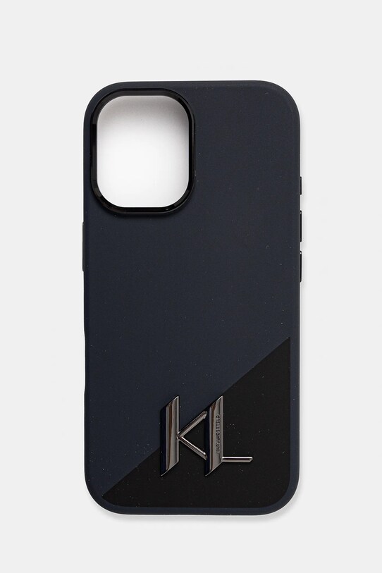 Karl Lagerfeld etui na telefon iPhone 16 6.1 na telefon czarny KLHMP16SSCMKMPCK