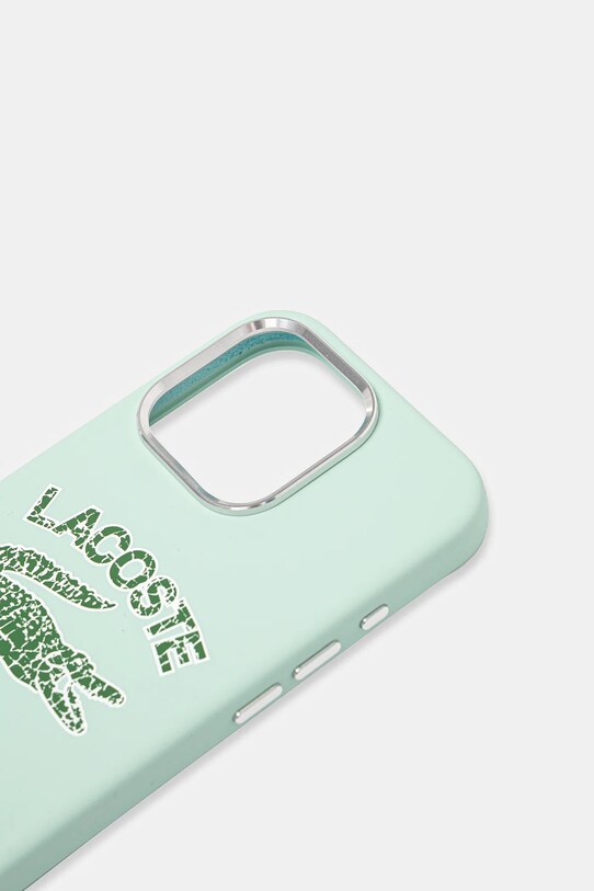 Чохол на телефон Lacoste iPhone 16 Pro 6.3 LCHMP16LUCRA бірюзовий AA00