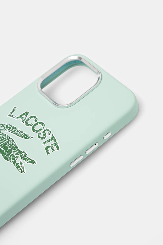 Чехол на телефон Lacoste iPhone 16 Pro Max 6.9 LCHMP16XUCRA бирюзовый AA00