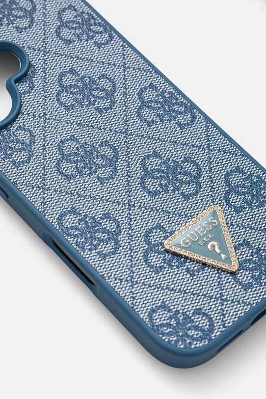 Guess custodia per telefono iPhone 16 6.1 GUHCP16SP4TDPB blu AA00
