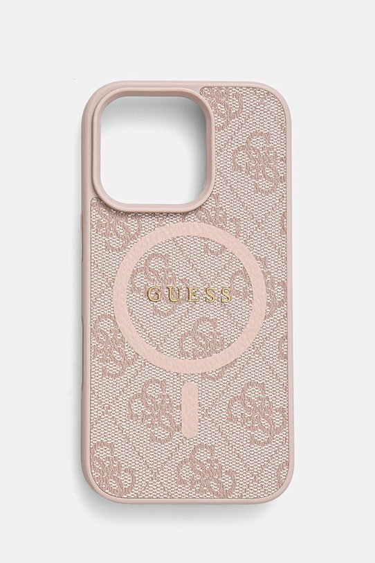 Guess husa pentru telefon iPhone 16 Pro 6.3 pentru telefon roz GUHMP16LG4GFRP