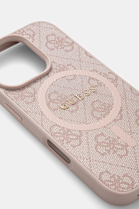 Guess husa pentru telefon iPhone 16 Pro 6.3 GUHMP16LG4GFRP roz AA00