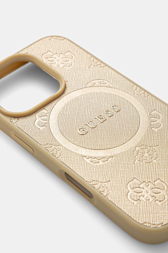Чехол на телефон Guess iPhone 16 Pro 6.3 GUHMP16LPSAPSMED золотой AA00
