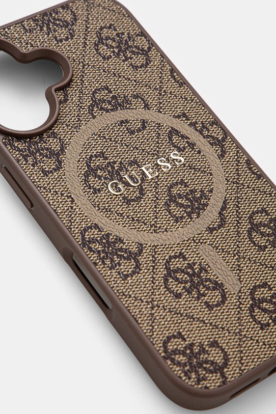 Чохол на телефон Guess iPhone 16 6.1 GUHMP16SG4GFRW коричневий AA00
