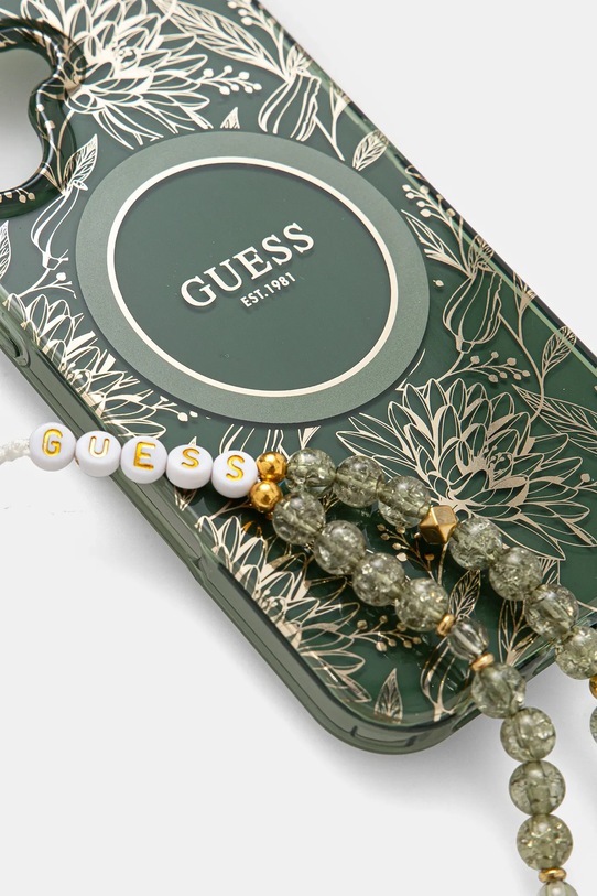 Чохол на телефон Guess iPhone 16 6.1 GUHMP16SHCPOFPA зелений AA00