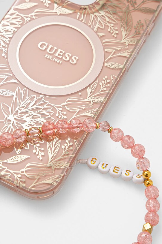 Guess husa pentru telefon iPhone 16 Pro Max 6.9 GUHMP16XHCPOFPP roz AA00