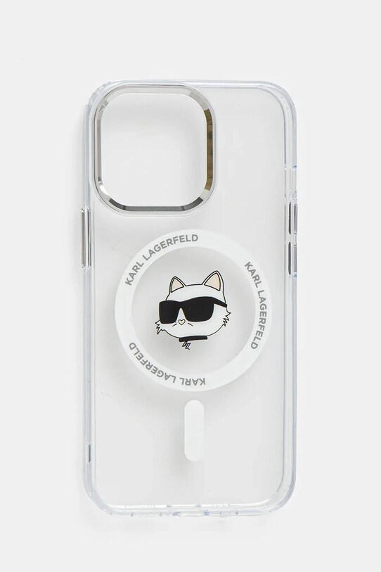 Karl Lagerfeld etui na telefon iPhone 13 Pro 6.1 na telefon transparentny KLHMP13LHLSCHH