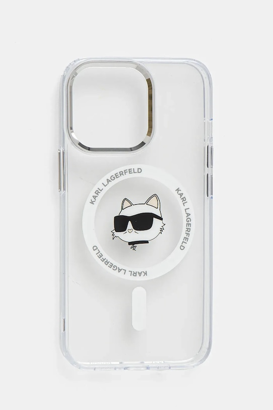 Karl Lagerfeld husa pentru telefon iPhone 13 Pro 6.1 pentru telefon transparent KLHMP13LHLSCHH