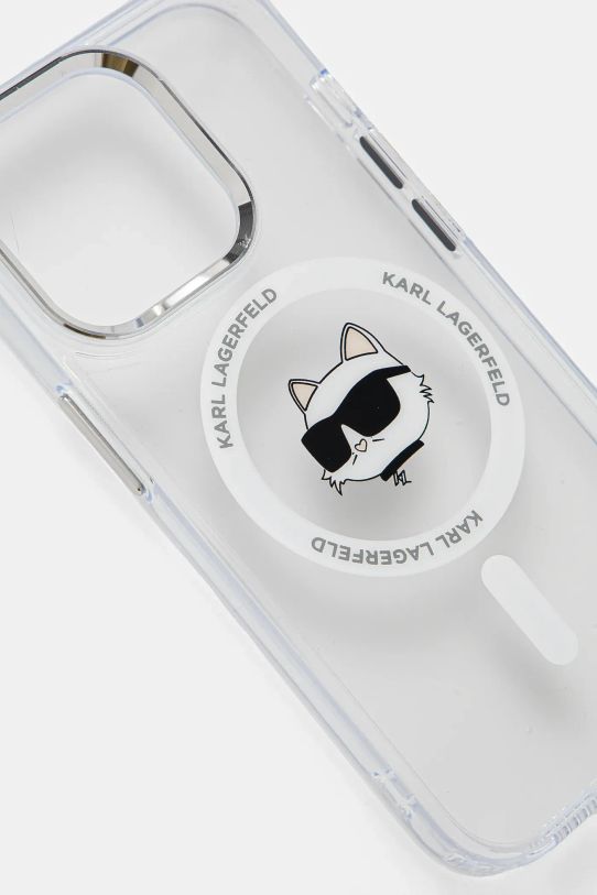 Чехол на телефон Karl Lagerfeld iPhone 14 Pro 6.1 KLHMP14LHLSCHH прозрачный AA00