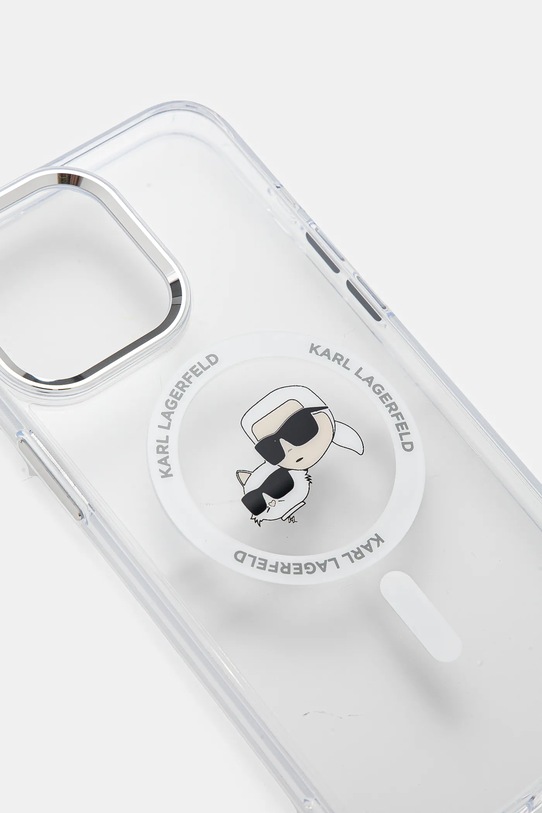Karl Lagerfeld husa pentru telefon iPhone 15 Pro Max 6.7 KLHMP15XHLSKCH transparent AA00
