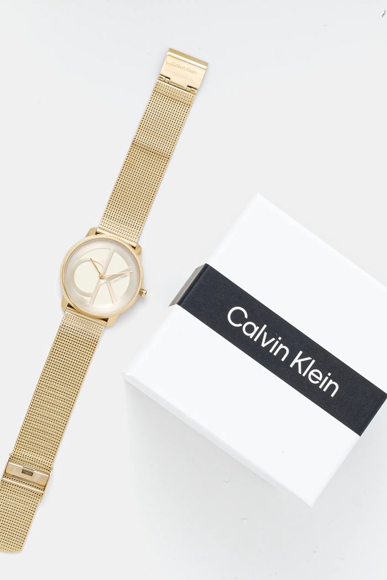 Doplňky Hodinky Calvin Klein 25200034 zlatá
