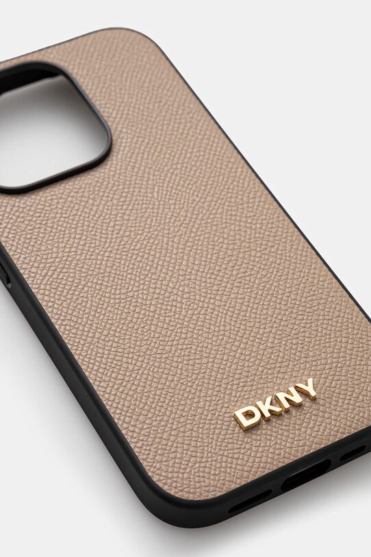 Dkny Husa pentru telefon iPhone 15 Pro 16.1 DKHMP15LPGHLME bej AA00