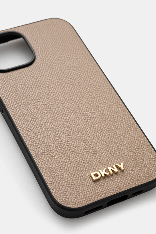 Dkny Husa pentru telefon iPhone 15 6.1 DKHMP15SPGHLME bej AA00