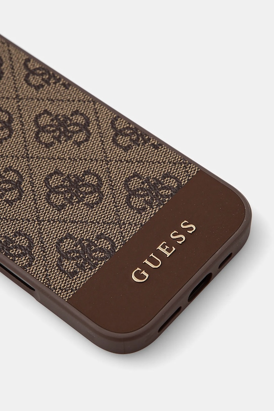Чехол на телефон Guess iPhone 16 6.1 GUHCP16SG4GLBR бежевый AA00