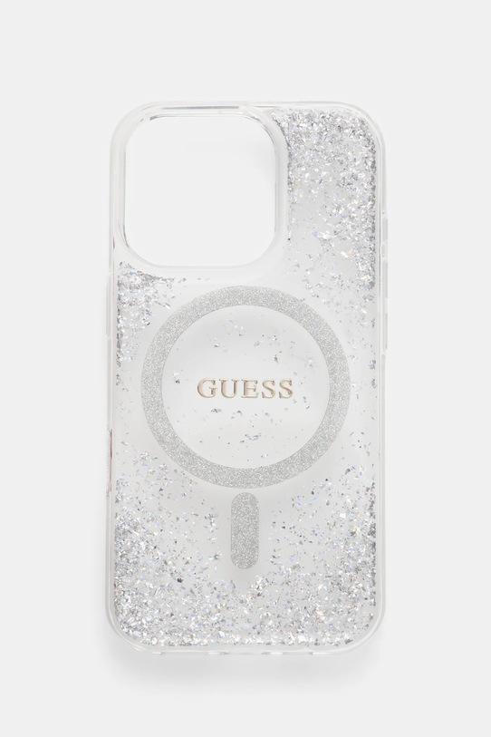 Чехол на телефон Guess iPhone 16 Pro 6.3 для телефона серебрянный GUHMP16LRGRGES