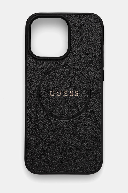 Guess Husa pentru telefon iPhone 16 Pro Max 6.9 pentru telefon negru GUHMP16XPGHSMMK