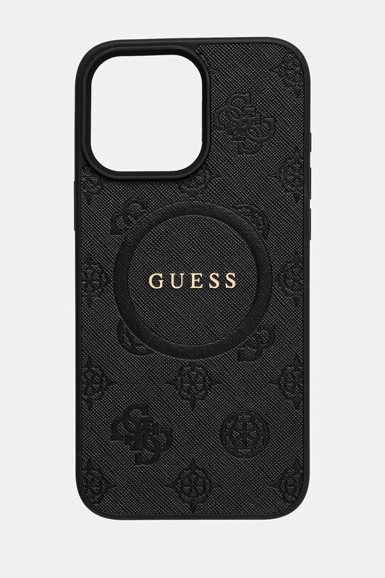 Чехол на телефон Guess iPhone 16 Pro Max 6.9 аппликация чёрный GUHMP16XPSAPSMEK